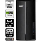 Acer Aspire TC1760 DTBHUEM004P346 Harici GeForce GT 1030 Intel Core i3 12100 64 GB Ram 256 GB SSD Tower FreeDos Masaüstü Bilgisayar + PER4 BELLEK