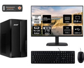 Acer Aspire TC1760 DTBHUEM005MNT1314 Harici Radeon RX 550 Intel Core i5 12400 16 GB Ram 2 TB SSD Tower FreeDos 23.8 inç Monitörlü Masaüstü Bilgisayar + PER4 BELLEK