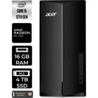 Acer Aspire TC1760 DTBHUEM005P365 Harici Radeon RX 550 Intel Core i5 12400 16 GB Ram 4 TB SSD Tower Windows 11 Home Masaüstü Bilgisayar + PER4 BELLEK