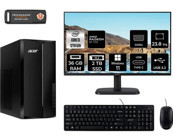 Acer Aspire TC1760 DTBHUEM004MNT1384 Harici Radeon RX 550 Intel Core i3 12100 36 GB Ram 2 TB SSD Tower Windows 11 Home 23.8 inç Monitörlü Masaüstü Bilgisayar + PER4 BELLEK