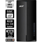 Acer Aspire TC1760 DTBHUEM005P324 Dahili Intel UHD Graphics Intel Core i5 12400 24 GB Ram 2 TB SSD Tower FreeDos Masaüstü Bilgisayar + PER4 BELLEK