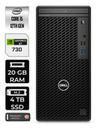 Dell OptiPlex N010O3000MTAC Harici GeForce GT 730 4 GB Intel Core i5 12500 20 GB Ram 4 TB SSD Tower Windows 11 Pro Masaüstü Bilgisayar + PER4 BELLEK