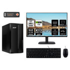 Acer Aspire TC1760 DT.BHUEM.004 Harici GeForce GT 730 4 GB Intel Core i3 12100 8 GB Ram 256 GB SSD Tower FreeDos 23.8 inç Monitörlü Masaüstü Bilgisayar