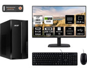 Acer Aspire TC1760 DTBHUEM005MNT3401 Harici GeForce GT 1030 Intel Core i5 12400 8 GB Ram 256 GB SSD Tower Windows 11 Pro 23.8 inç Monitörlü Masaüstü Bilgisayar + PER4 BELLEK