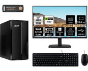 Acer Aspire TC1760 DTBHUEM004MNT3426 Harici GeForce GT 1030 Intel Core i3 12100 32 GB Ram 256 GB SSD Tower Windows 11 Pro 23.8 inç Monitörlü Masaüstü Bilgisayar + PER4 BELLEK