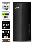 Acer Aspire DT.BHUEM.005 Harici GeForce GT 730 4 GB Intel Core i5 12400 40 GB Ram 4 TB SSD Tower FreeDos Masaüstü Bilgisayar + PER4 BELLEK