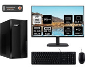 Acer Aspire TC1760 DTBHUEM004MNT1322 Harici Radeon RX 550 Intel Core i3 12100 24 GB Ram 512 GB SSD Tower FreeDos 23.8 inç Monitörlü Masaüstü Bilgisayar + PER4 BELLEK