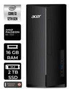 Acer Aspire DT.BHUEM.004 Harici Radeon RX 550 Intel Core i3 12100 16 GB Ram 2 TB SSD Tower Windows 11 Pro Masaüstü Bilgisayar + PER4 BELLEK