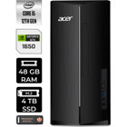 Acer Aspire TC1760 DTBHUEM005P395 Harici GeForce GTX 1650 Intel Core i5 12400 48 GB Ram 4 TB SSD Tower Windows 11 Home Masaüstü Bilgisayar + PER4 BELLEK