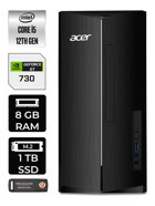 Acer Aspire DT.BHUEM.005 Harici GeForce GT 730 4 GB Intel Core i5 12400 8 GB Ram 1 TB SSD Tower Windows 11 Home Masaüstü Bilgisayar + PER4 BELLEK