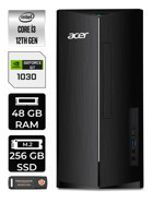 Acer Aspire DT.BHUEM.004 Harici GeForce GT 1030 Intel Core i3 12100 48 GB Ram 256 GB SSD Tower Windows 11 Home Masaüstü Bilgisayar + PER4 BELLEK