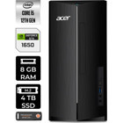 Acer Aspire TC1760 DTBHUEM005P355 Harici GeForce GTX 1650 Intel Core i5 12400 8 GB Ram 4 TB SSD Tower Windows 11 Home Masaüstü Bilgisayar + PER4 BELLEK