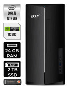 Acer Aspire DT.BHUEM.004 Harici GeForce GT 1030 Intel Core i3 12100 24 GB Ram 2 TB SSD Tower Windows 11 Pro Masaüstü Bilgisayar + PER4 BELLEK