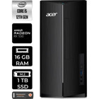 Acer Aspire TC1760 DTBHUEM005P363 Harici Radeon RX 550 Intel Core i5 12400 16 GB Ram 1 TB SSD Tower Windows 11 Home Masaüstü Bilgisayar + PER4 BELLEK