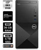 Dell Vostro 3020 N2046VDT3020MTUP435 Harici Radeon RX 550 Intel Core i5 13400 36 GB Ram 4 TB SSD Tower Windows 11 Pro Masaüstü Bilgisayar + PER4 BELLEK