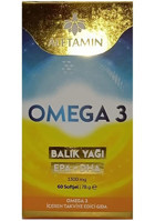Alftamin Omega 3 Balık Yağı Kapsül 1300 mg 60 Adet