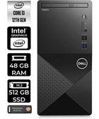 Dell Vostro 3910MT N3563VDT3910P392 Dahili Intel UHD Graphics Intel Core i3 12100 48 GB Ram 512 GB SSD Tower Windows 11 Home Masaüstü Bilgisayar + PER4 BELLEK