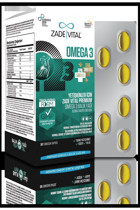 Zade Vital Premium Adults Omega 3 Kapsül 1800 mg 50 Adet