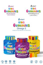 Atavit Kids Gummies Çiğnenebilir Omega 3 Tablet 180 Adet