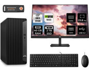 HP Pro Tower 290 G9 8T2W9ESMNT4339 Harici GeForce GTX 1650 Intel Core i5 13500 40 GB Ram 2 TB SSD Tower FreeDos 23.8 inç Monitörlü Masaüstü Bilgisayar + PER4 BELLEK