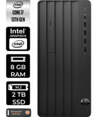 HP Pro Tower 290 G9 8T2X2ESP404 Dahili Intel UHD Graphics Intel Core i7 13700 8 GB Ram 2 TB SSD Tower Windows 11 Pro Masaüstü Bilgisayar + PER4 BELLEK