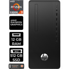 HP 295 G9 6D391EAP407 Dahili Radeon Vega 6 AMD Ryzen 3 5300G 12 GB Ram 512 GB SSD Tower Windows 11 Pro Masaüstü Bilgisayar + PER4 BELLEK