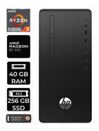 HP 295 G9 6D391EA Harici Radeon RX 550 AMD Ryzen 3 5300G 40 GB Ram 256 GB SSD Tower Windows 11 Pro Masaüstü Bilgisayar + PER4 BELLEK