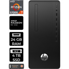 HP 295 G8 6D389EAP325 Harici Radeon RX 550 AMD Ryzen 7 5700G 24 GB Ram 4 TB SSD Tower FreeDos Masaüstü Bilgisayar + PER4 BELLEK