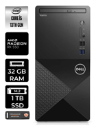 Dell Vostro 3020 N2046VDT3020MTU Harici Radeon RX 550 Intel Core i5 13400 32 GB Ram 1 TB SSD Tower Windows 11 Home Masaüstü Bilgisayar + PER4 BELLEK