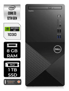 Dell Vostro 3910MT N3563VDT3910EMEA Harici GeForce GT 1030 Intel Core i3 12100 8 GB Ram 1 TB SSD Tower Windows 11 Home Masaüstü Bilgisayar + PER4 BELLEK