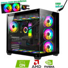 Gameline COOL-V15 Harici GeForce RTX 4060 Ti AMD Ryzen 5 5600 32 GB Ram DDR4 500 GB SSD Tower FreeDos Masaüstü Bilgisayar