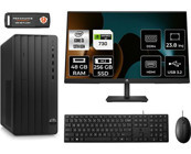 HP Pro Tower 290 G9 8T2X0ESMNT2341 Harici GeForce GT 730 4 GB Intel Core i3 13100 48 GB Ram 256 GB SSD Tower FreeDos 23.8 inç Monitörlü Masaüstü Bilgisayar + PER4 BELLEK