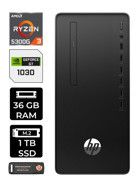 HP 295 G9 6D391EA Harici GeForce GT 1030 AMD Ryzen 3 5300G 36 GB Ram 1 TB SSD Tower Windows 11 Home Masaüstü Bilgisayar + PER4 BELLEK