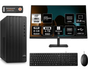 HP Pro Tower 290 G9 8T2X0ESMNT1355 Harici Radeon RX 550 Intel Core i3 13100 8 GB Ram 4 TB SSD Tower Windows 11 Home 23.8 inç Monitörlü Masaüstü Bilgisayar + PER4 BELLEK