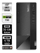 Lenovo NEO 50T 12JD0008TR Harici GeForce GT 730 4 GB Intel Core i7 13700 32 GB Ram 4 TB SSD Tower Windows 11 Pro Masaüstü Bilgisayar + PER4 BELLEK