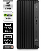 HP Pro Tower 400 G9 6U3M8EAP407 Harici GeForce GTX 1650 Intel Core i5 12400 12 GB Ram 512 GB SSD Tower Windows 11 Pro Masaüstü Bilgisayar + PER4 BELLEK