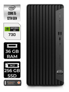 HP Pro Tower 400 G9 6U3M8EA Harici GeForce GT 730 4 GB Intel Core i5 12400 36 GB Ram 256 GB SSD Tower Windows 11 Home Masaüstü Bilgisayar + PER4 BELLEK