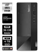 Lenovo NEO 50T 11SE00BJTX Harici Radeon RX 550 Intel Core i5 12400 36 GB Ram 4 TB SSD Tower FreeDos Masaüstü Bilgisayar + PER4 BELLEK