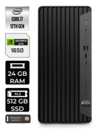 HP Pro Tower 400 G9 6U3M9EA Harici GeForce GTX 1650 Intel Core i7 12700 24 GB Ram 512 GB SSD Tower Windows 11 Pro Masaüstü Bilgisayar + PER4 BELLEK