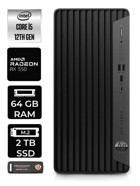 HP Pro Tower 400 G9 6U3M8EA Harici Radeon RX 550 Intel Core i5 12400 64 GB Ram 2 TB SSD Tower Windows 11 Home Masaüstü Bilgisayar + PER4 BELLEK