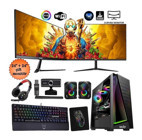 Izoly TWİTCH Harici Radeon RX 550 Intel Core i5 10400F 16 GB Ram 512 GB SSD Tower FreeDos 24 inç Monitörlü Masaüstü Bilgisayar