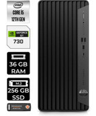 HP Pro Tower 400 G9 6U3M8EAP331 Harici GeForce GT 730 4 GB Intel Core i5 12400 36 GB Ram 256 GB SSD Tower FreeDos Masaüstü Bilgisayar + PER4 BELLEK