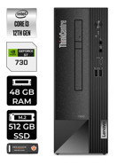 Lenovo NEO 50S 11SX002VTX Harici GeForce GT 730 4 GB Intel Core i3 12100 48 GB Ram 512 GB SSD Tower FreeDos Masaüstü Bilgisayar + PER4 BELLEK