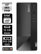 Lenovo Thinkcentre Neo 50T 11SE00MJTX Dahili Intel UHD Graphics Intel Core i5 12400 12 GB Ram 512 GB SSD Tower Windows 11 Home Masaüstü Bilgisayar + PER4 BELLEK