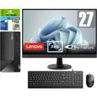 Lenovo Thinkcentre Neo 50T GEN4 712JB005ATR59 Harici GeForce RTX 3060 Ti Intel Core i7 13700 64 GB Ram 2 TB SSD Tower Windows 11 Pro 27 inç Monitörlü Masaüstü Bilgisayar + Zetta Flash Bellek