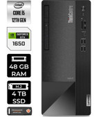 Lenovo Thinkcentre Neo 50T 11SE00BJTXP445 Harici GeForce GTX 1650 Intel Core i5 12400 48 GB Ram 4 TB SSD Tower Windows 11 Pro Masaüstü Bilgisayar + PER4 BELLEK