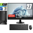 Lenovo Thinkcentre Neo 50T GEN4 912JB005ATR31 Harici GeForce RTX 3060 Ti Intel Core i7 13700 32 GB Ram 256 GB SSD Tower Windows 11 Home 27 inç Monitörlü Masaüstü Bilgisayar + Zetta Flash Bellek