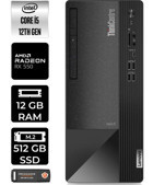 Lenovo Thinkcentre Neo 50T 11SE00MJTXP407 Harici Radeon RX 550 Intel Core i5 12400 12 GB Ram 512 GB SSD Tower Windows 11 Pro Masaüstü Bilgisayar + PER4 BELLEK