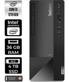 Lenovo Thinkcentre Neo 50T 11SC001ATXP335 Harici GeForce RTX 3060 Ti Intel Core i3 12100 36 GB Ram 4 TB SSD Tower FreeDos Masaüstü Bilgisayar + PER4 BELLEK