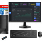 Lenovo Thinkcentre Neo 50T GEN4 212JD0035TR17 Harici GeForce RTX 3060 Ti Intel Core i5 13400 64 GB Ram 512 GB SSD Tower FreeDos 23.8 inç Monitörlü Masaüstü Bilgisayar + Zetta Flash Bellek